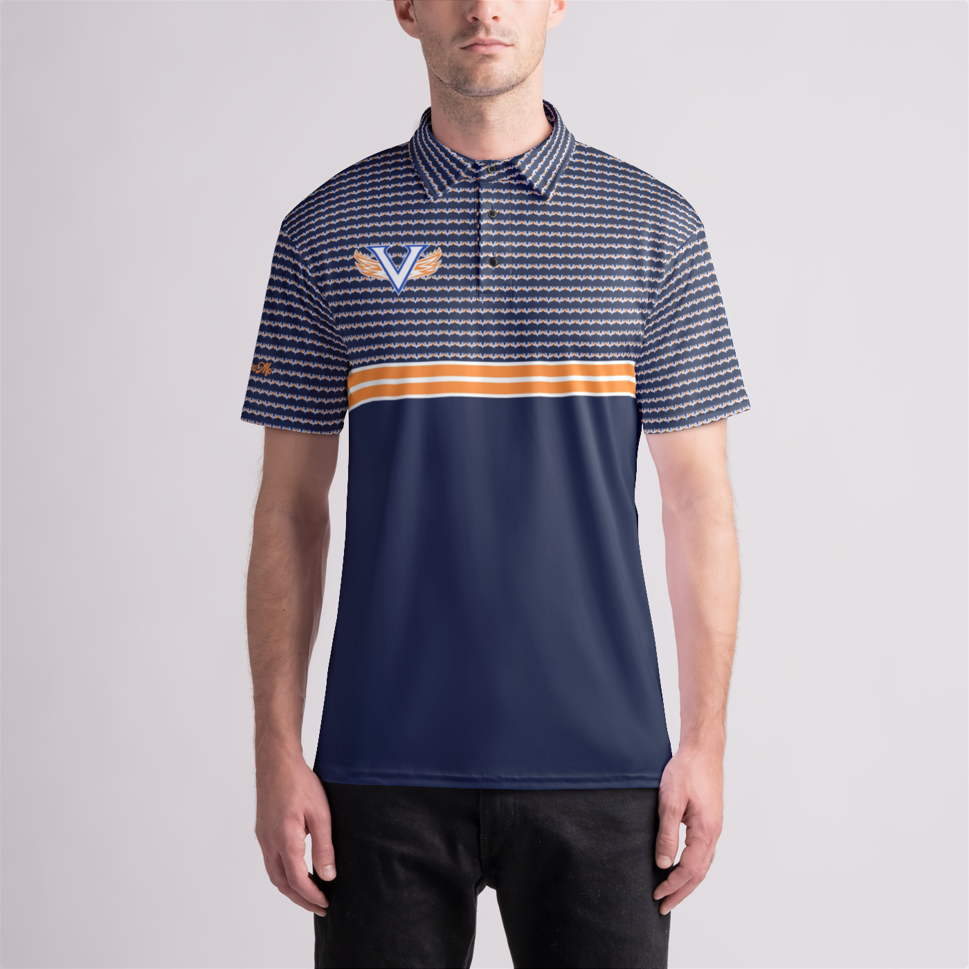 Falcons Volleyball Flying V Polo