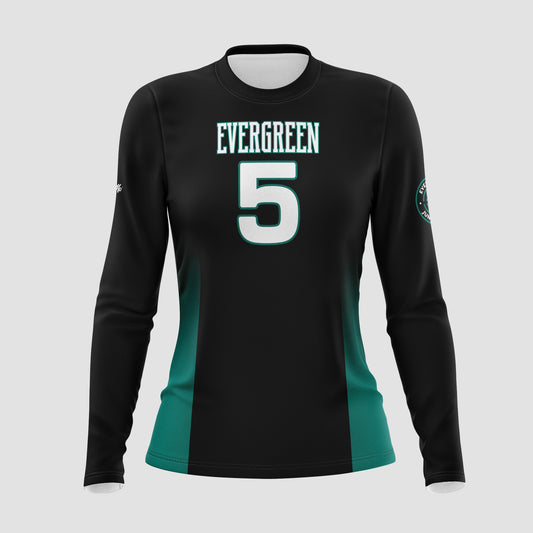 Evergreen Juniors VBC Black Long Sleeve Jersey