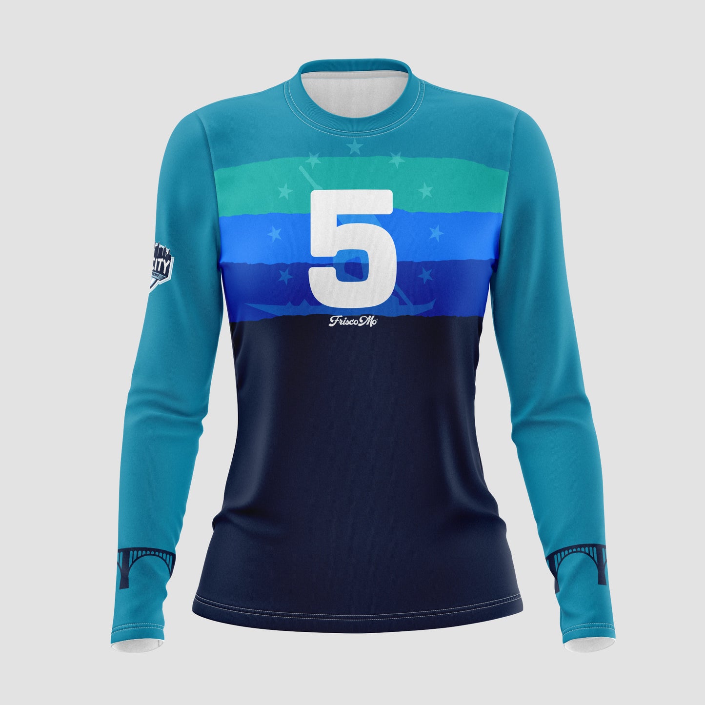 RCVA Blue River Long Sleeve Jersey