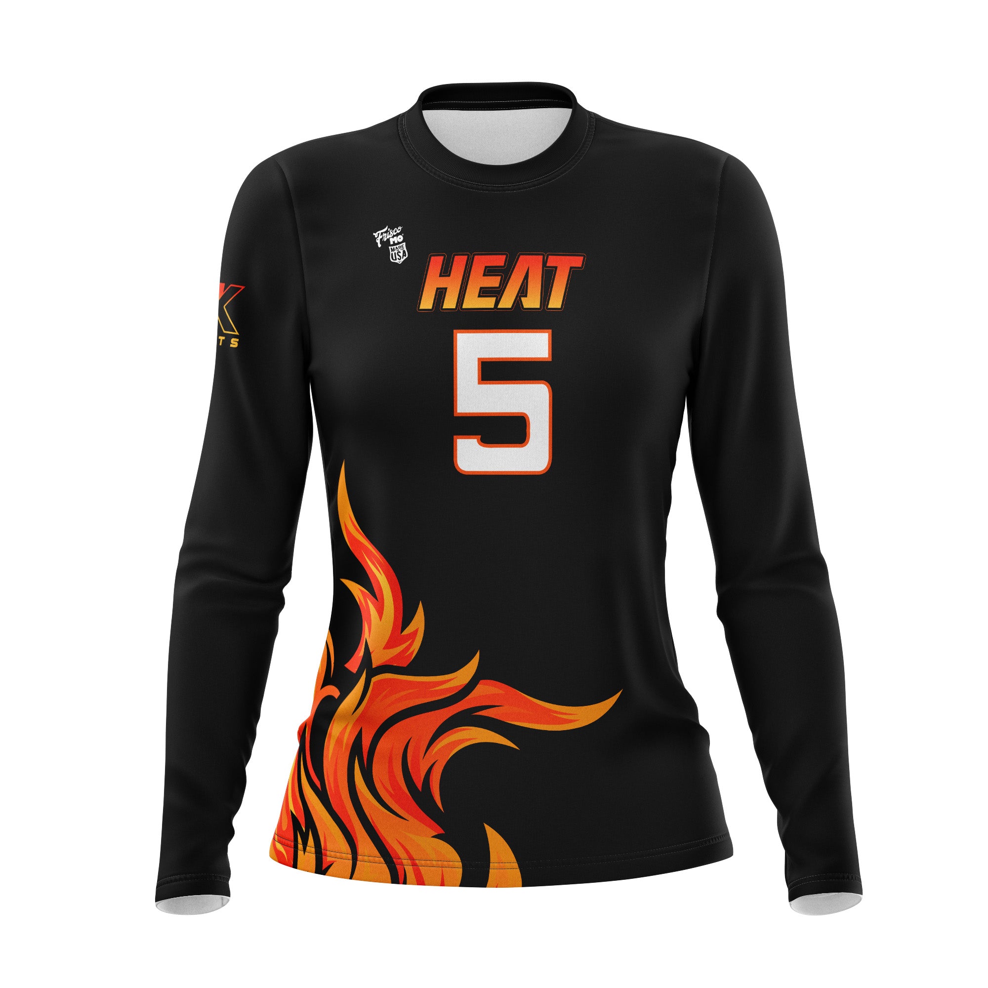 Black flames jersey clearance