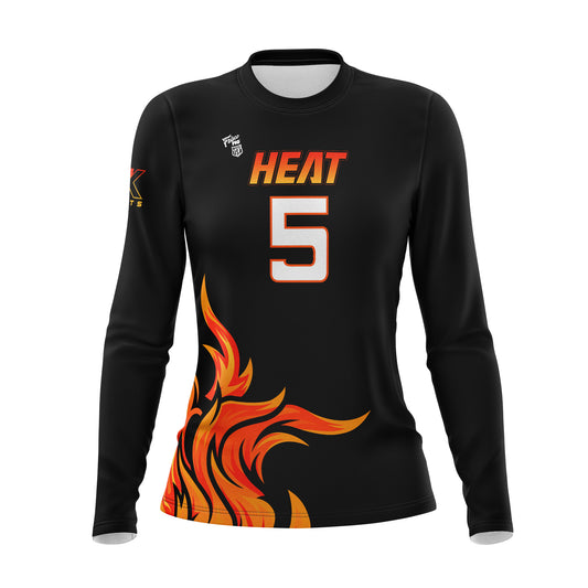 Heat Black Flames Jersey