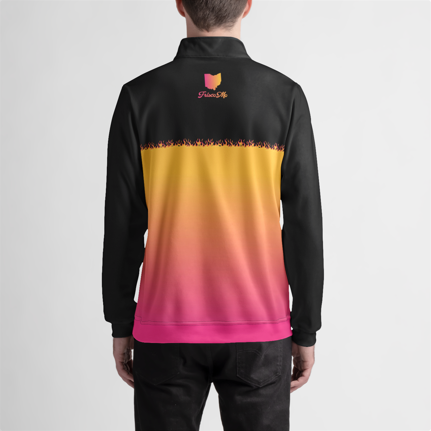 PVBC Ombre Fire Quarter Zip