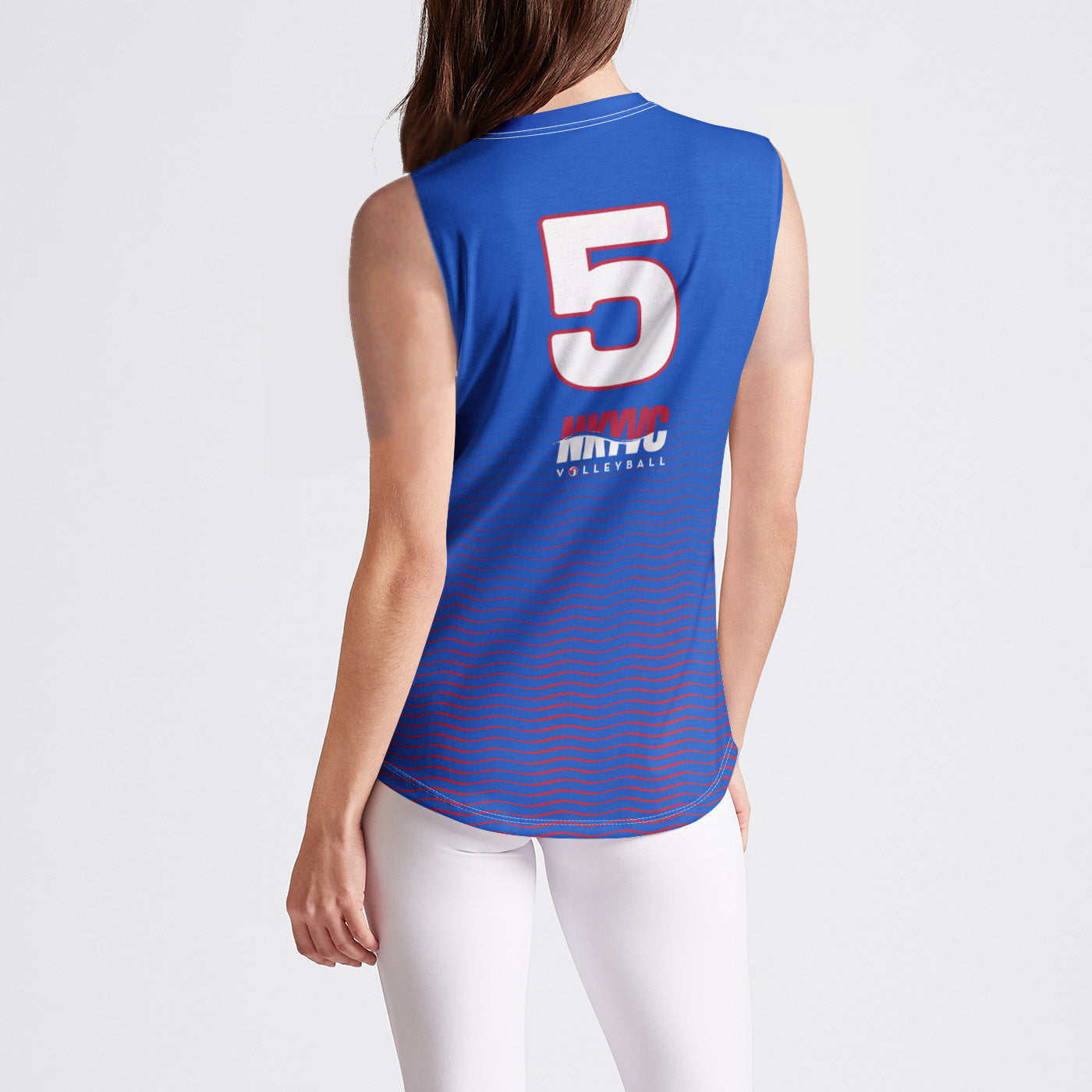 NKYVC Blue Radio Waves Jersey