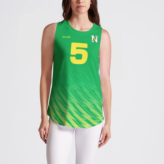 Northmont Green Sleeveless Jersey