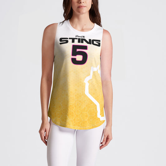 Sting Gold Ombre Hex Sleeveless Jersey