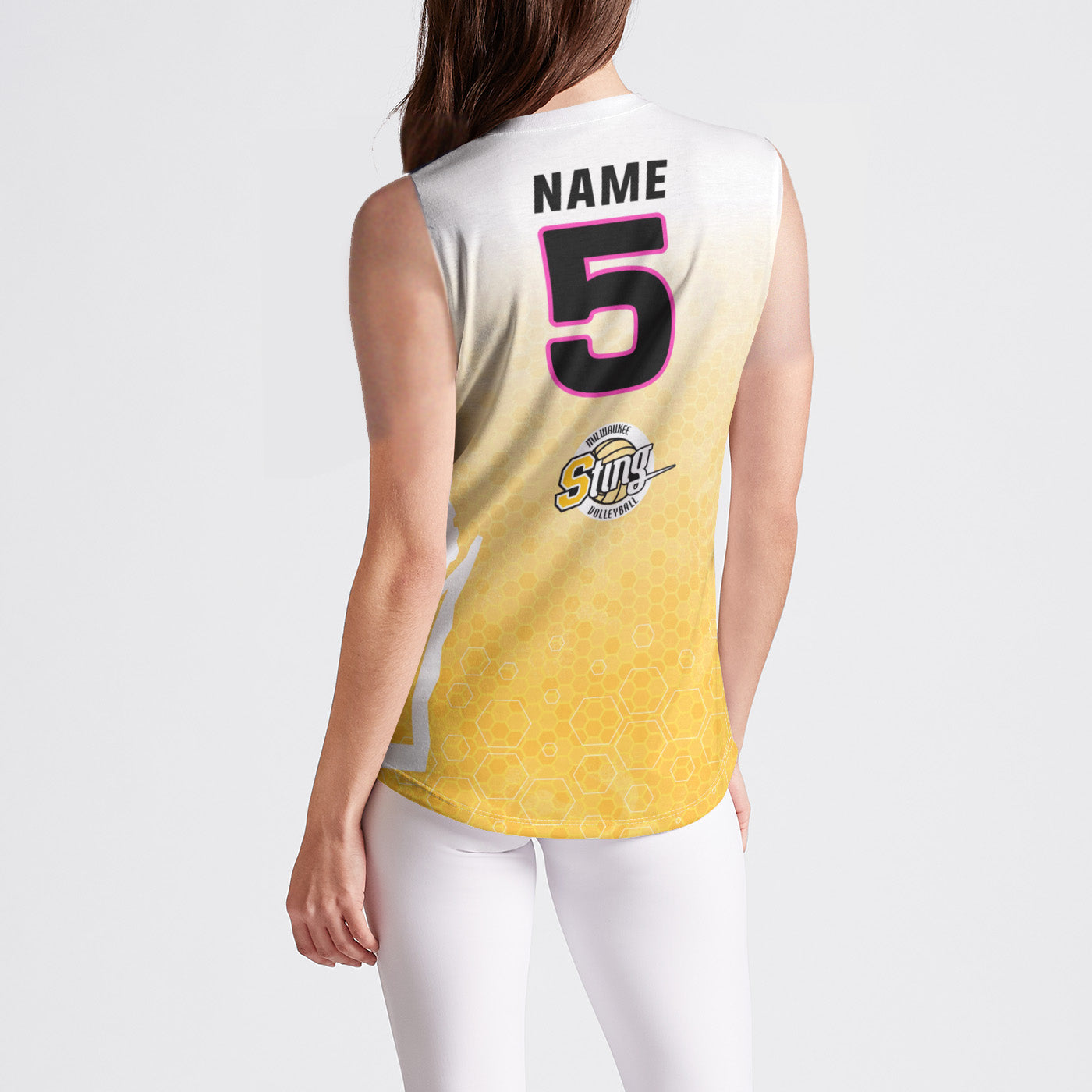 Sting Gold Ombre Hex Sleeveless Jersey