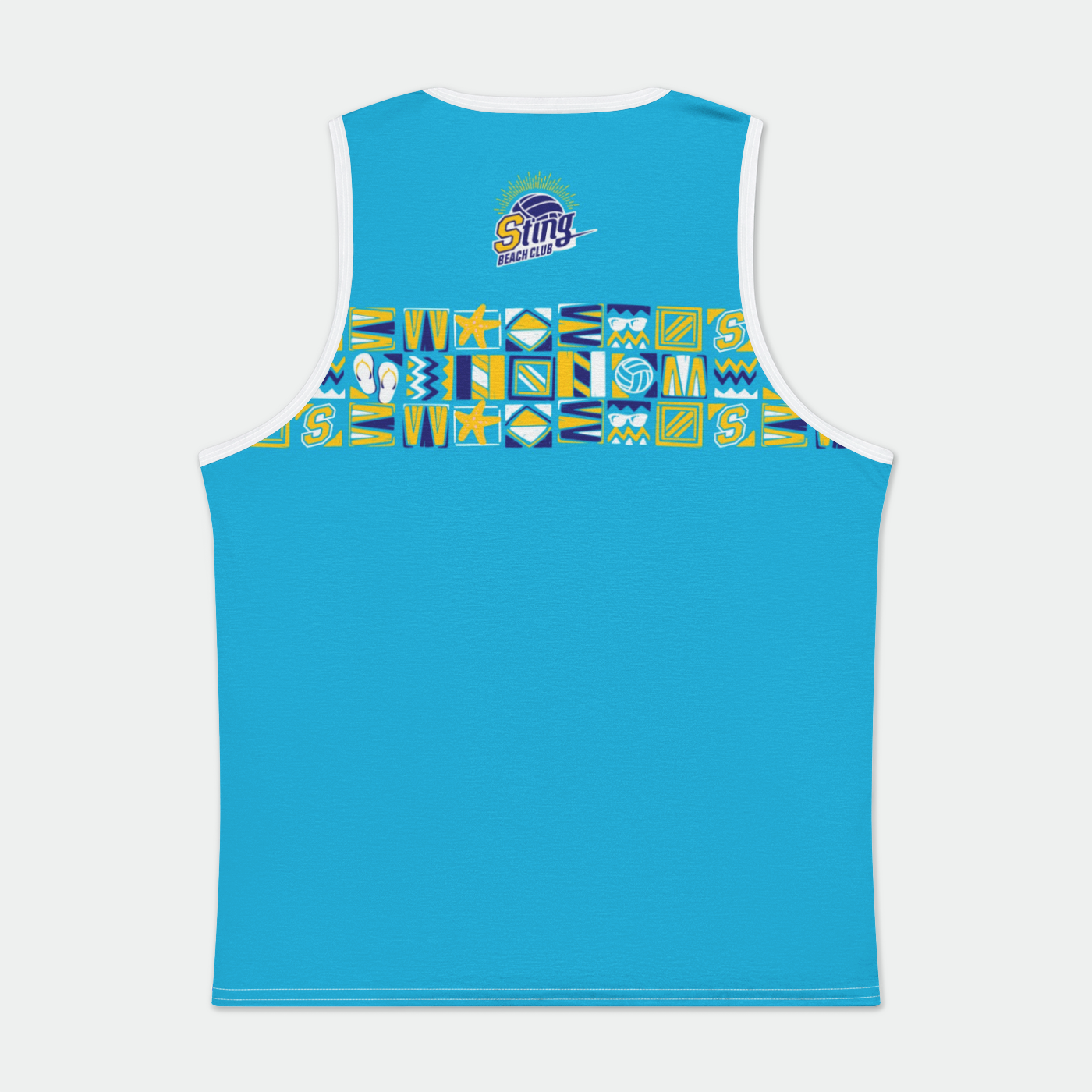 Sting Beach Club Navy Tank