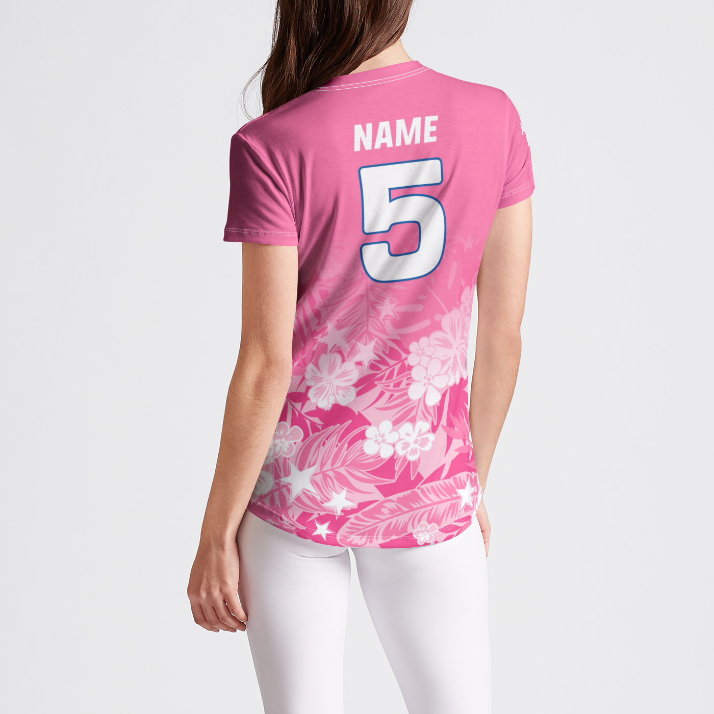 WI Elite Pink Hibiscus Nationals Jersey