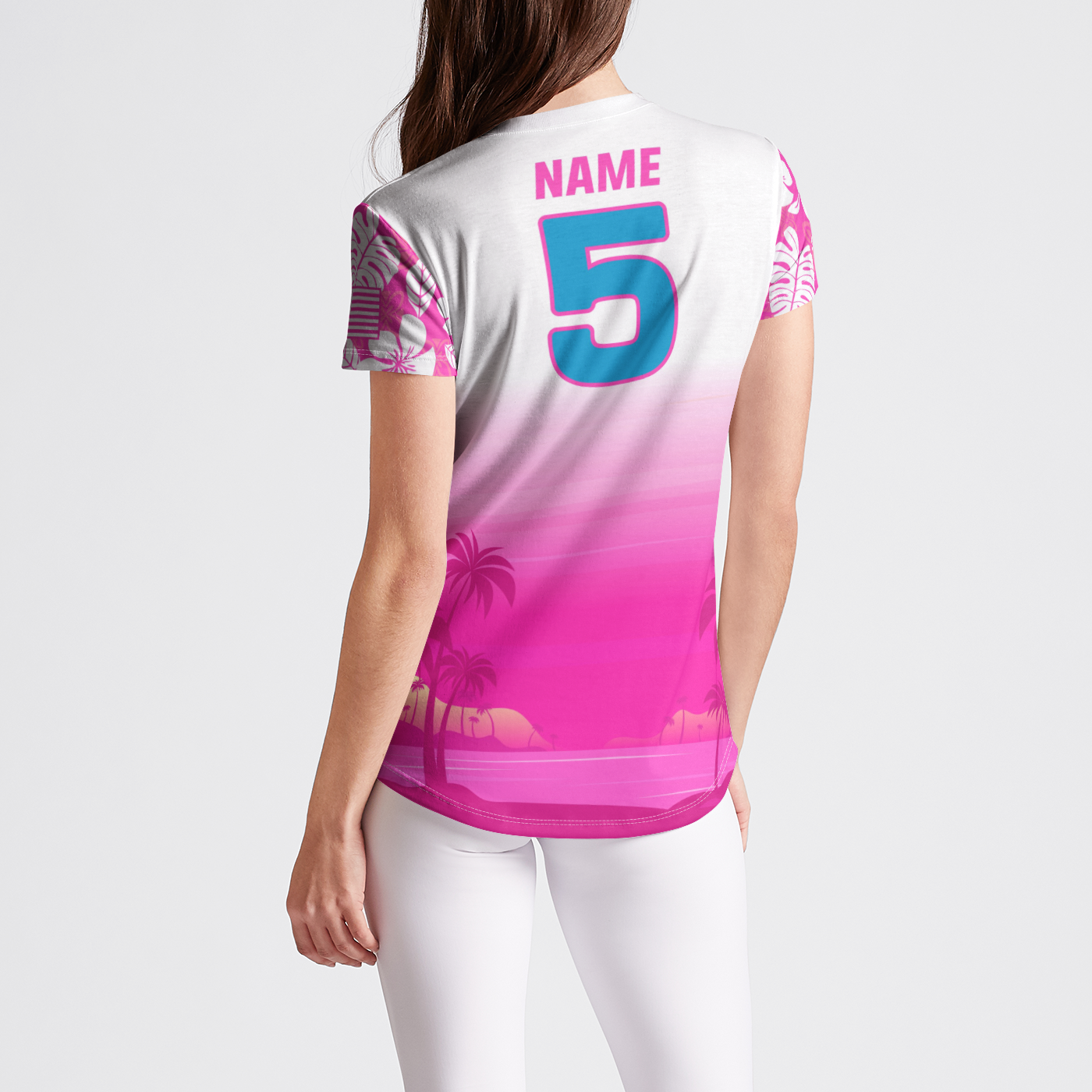 CAVB Pink Hibiscus Jersey