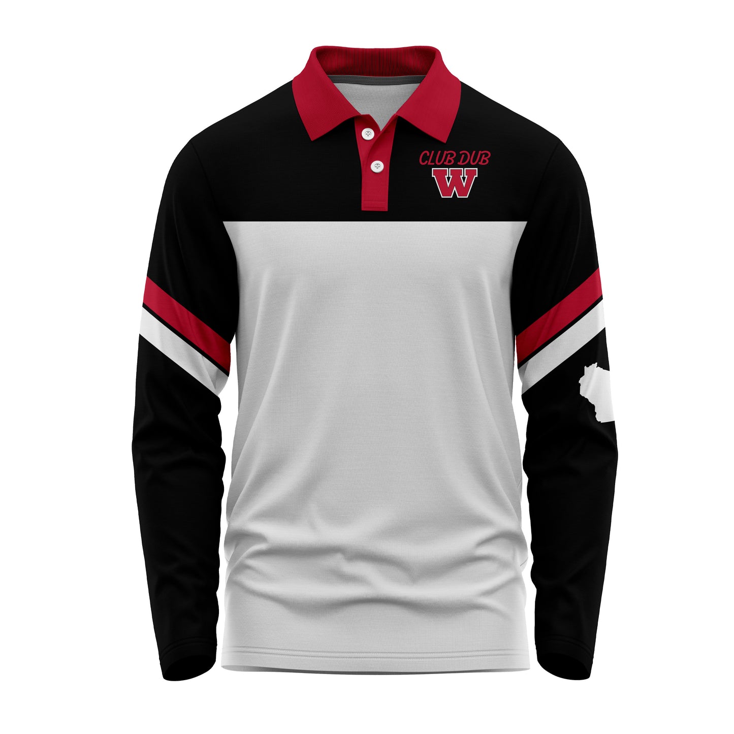 Club W Long Sleeve Polo Custom Warm Up