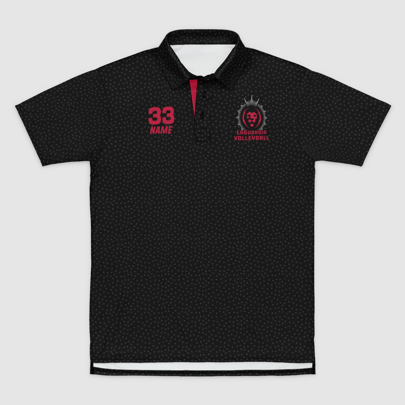 LaGuardia Volleyball Tracks Custom Polo