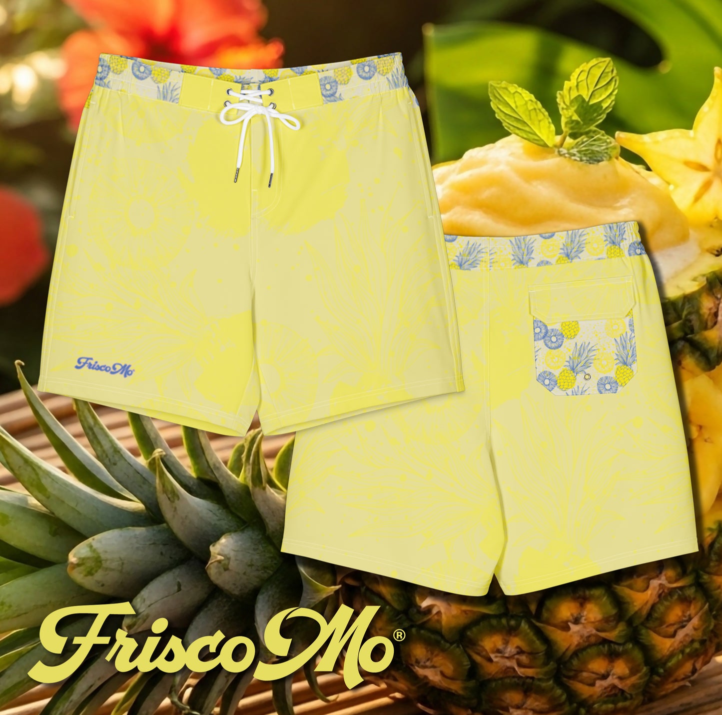 Dole Whip Board Shorts
