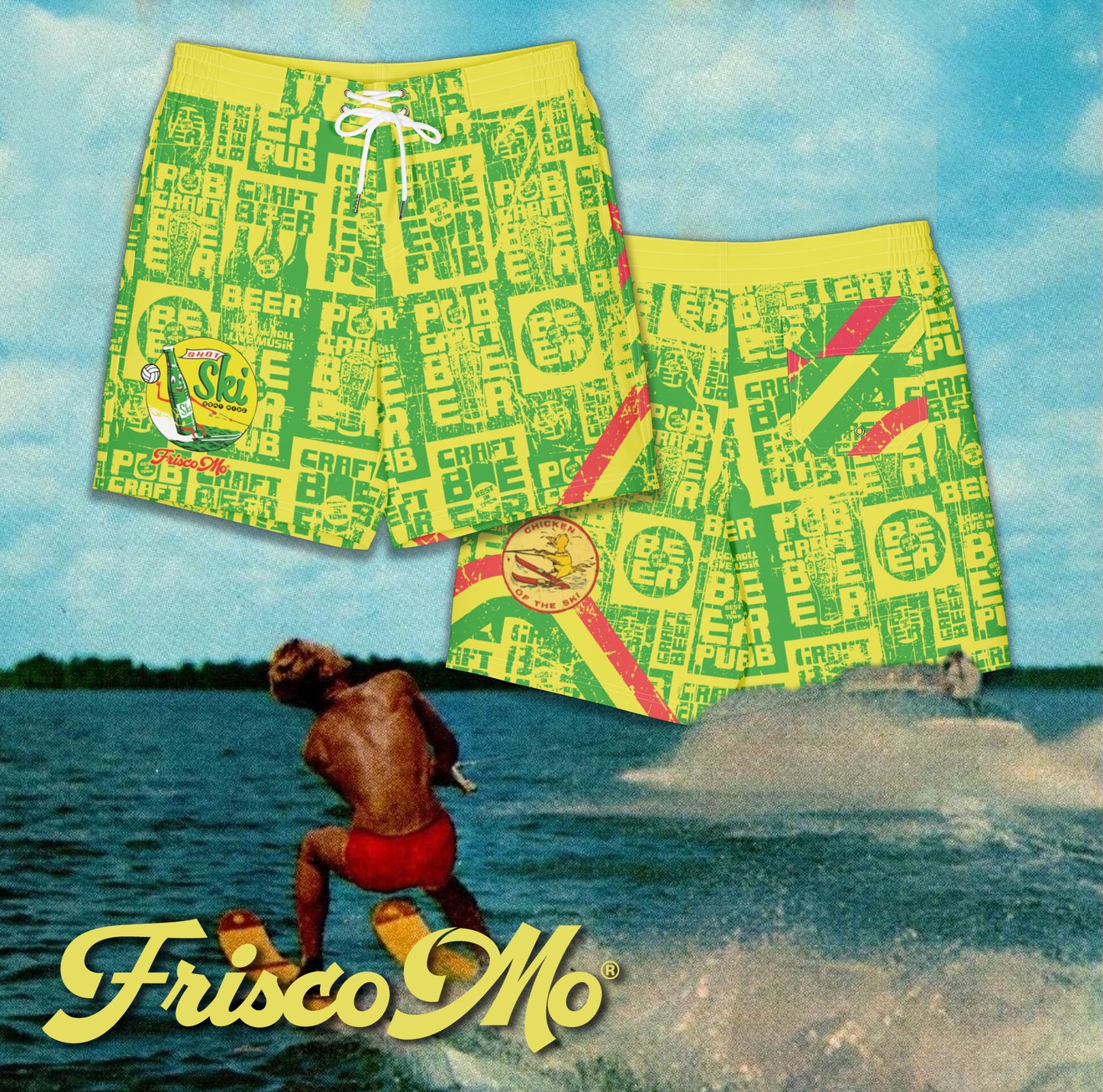 Shot Ski Board Shorts