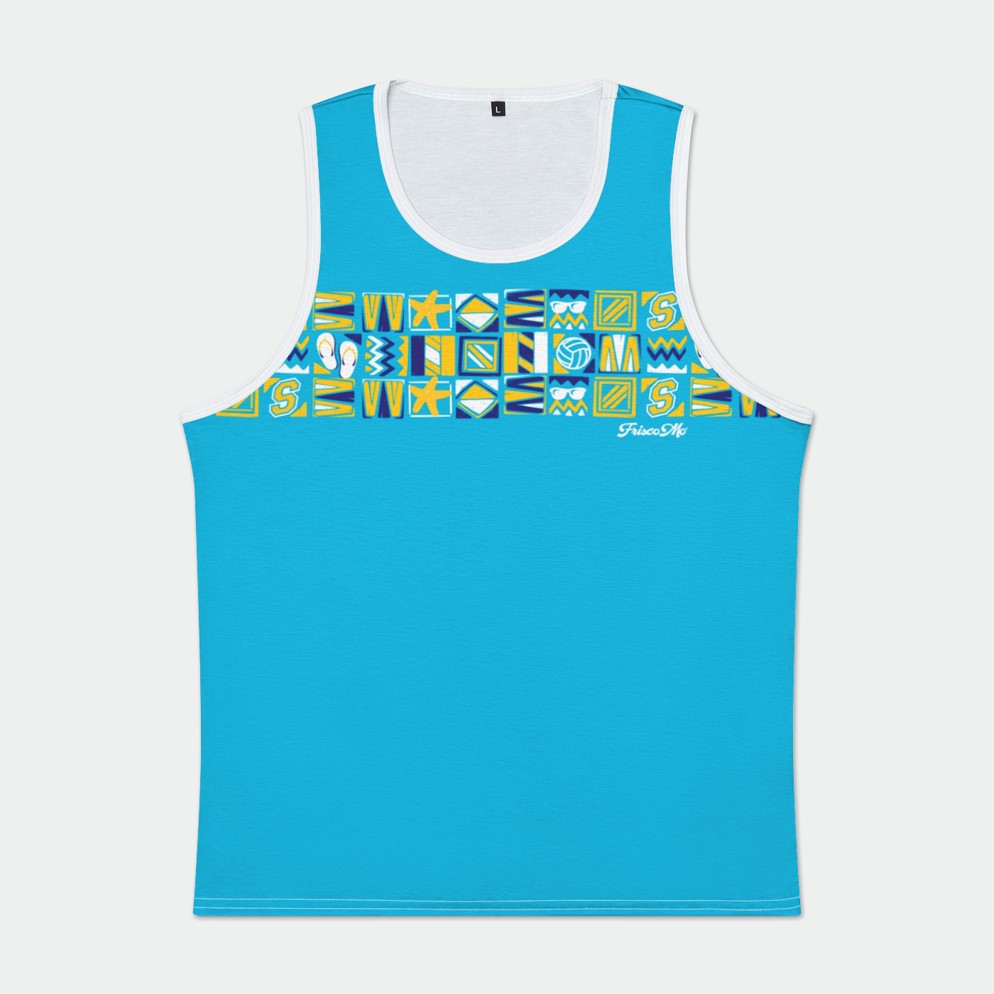 Sting Beach Club Navy Tank