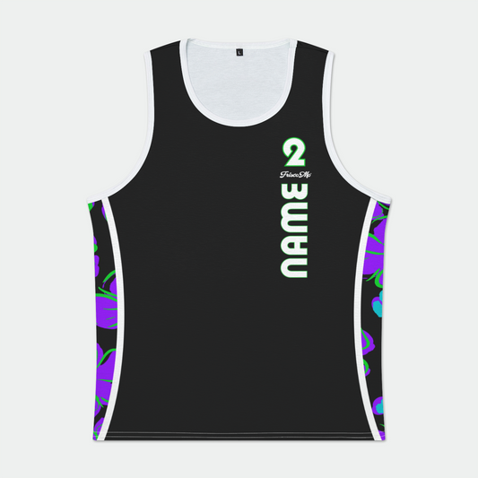 Purple Plumeria Custom Tank