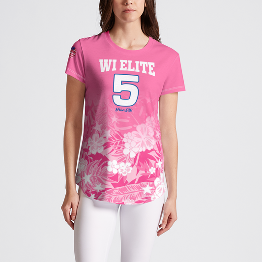 WI Elite Pink Hibiscus Nationals Jersey