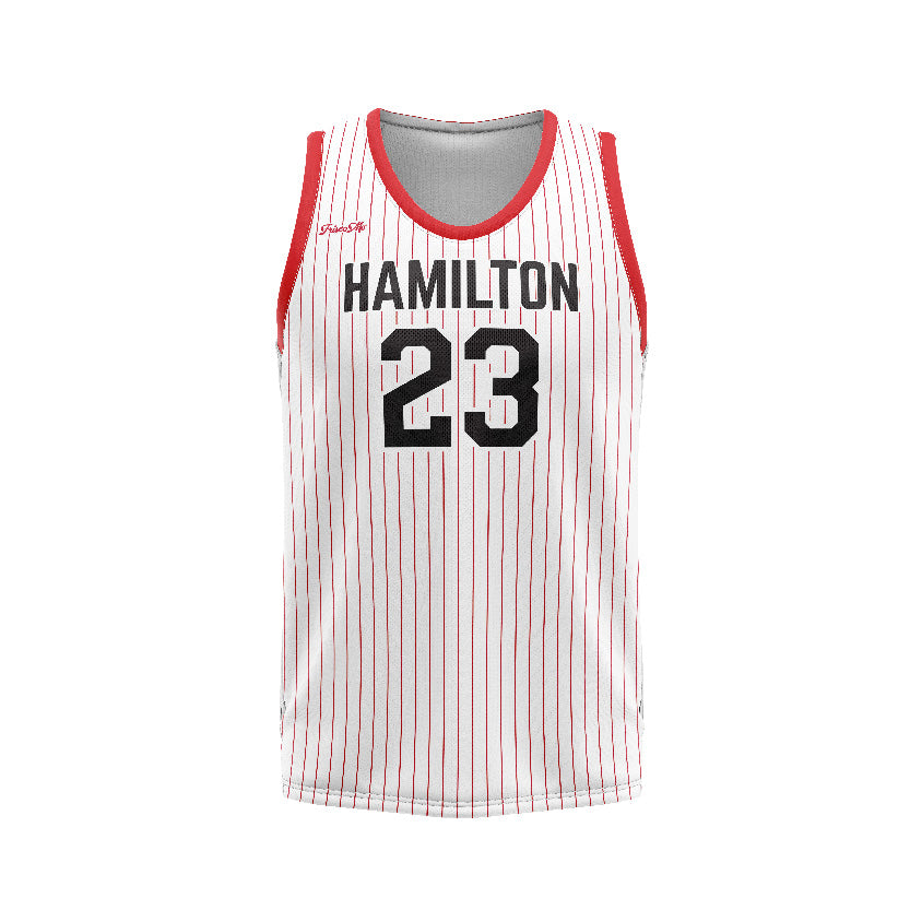 Sussex Hamilton Boys White Pin Sleeveless Jersey