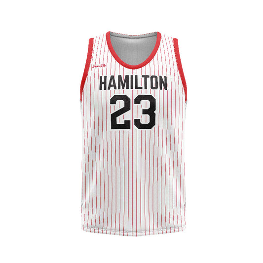 Sussex Hamilton Boys White Pin Sleeveless Jersey