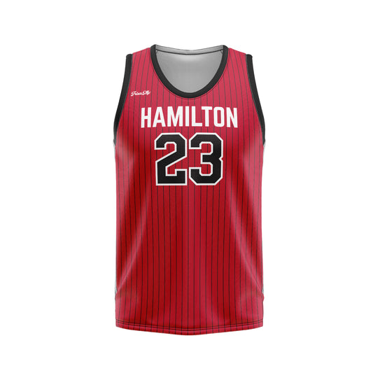Sussex Hamilton Boys Red Pin Sleeveless Jersey