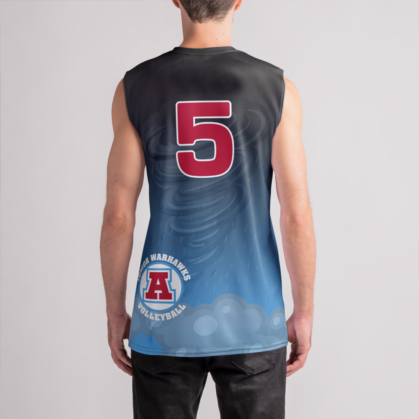 Warhawks Cyclone Boys Sleeveless Jersey RUSH