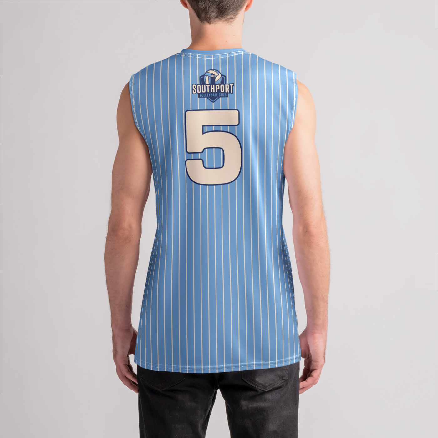 Southport Light Blue Pin Jersey