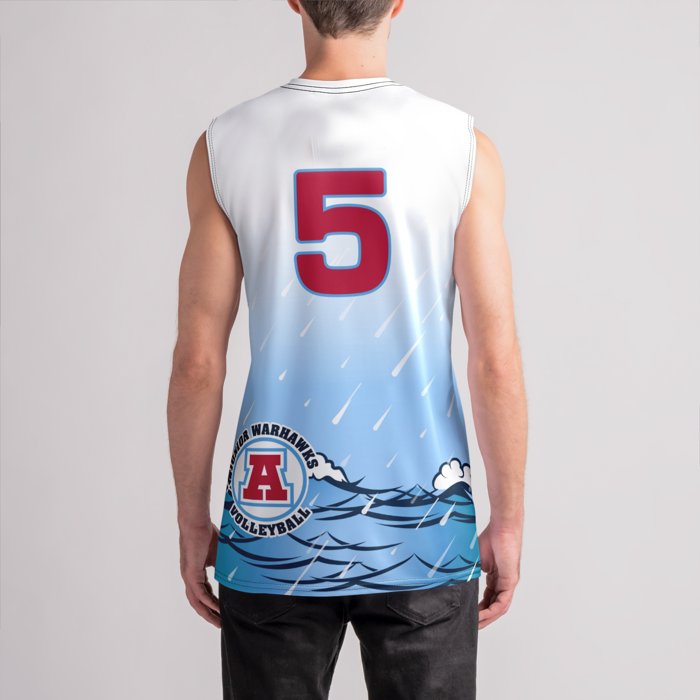 Warhawks Typhoon Boys Sleeveless Jersey RUSH