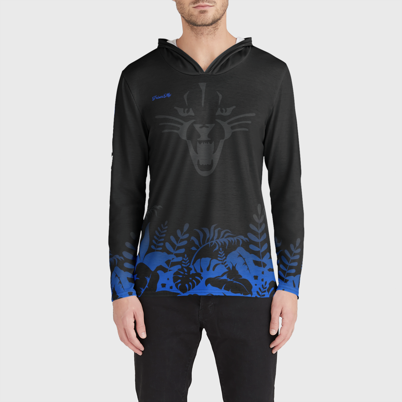 VARSITY - Deep Run Wildcats Jungle Hooded Warm Up