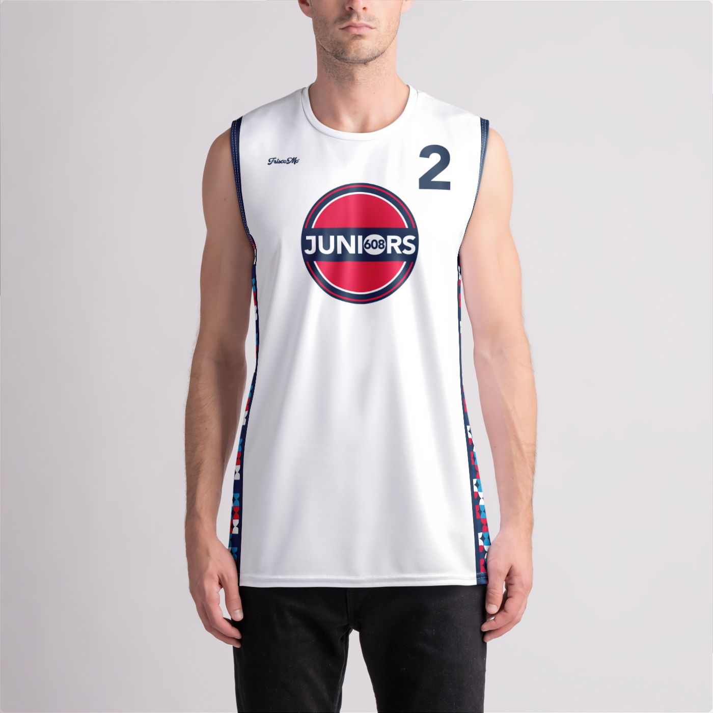608 Juniors Beach White Lights Boys Jersey