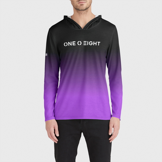 One O Eight Elite Lightweight Ombre Hoodie Warm Up