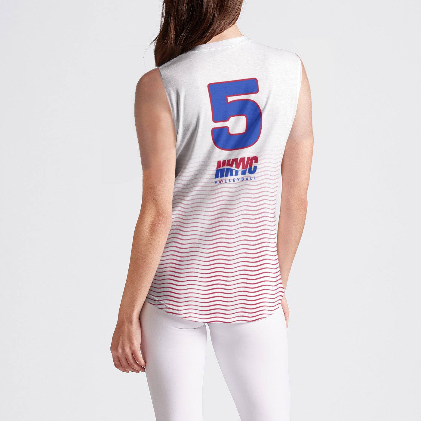 NKYVC White Radio Waves Jersey