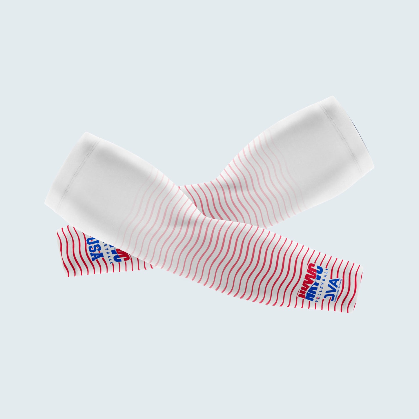 NKYVC White Radio Waves Arm Sleeve Set