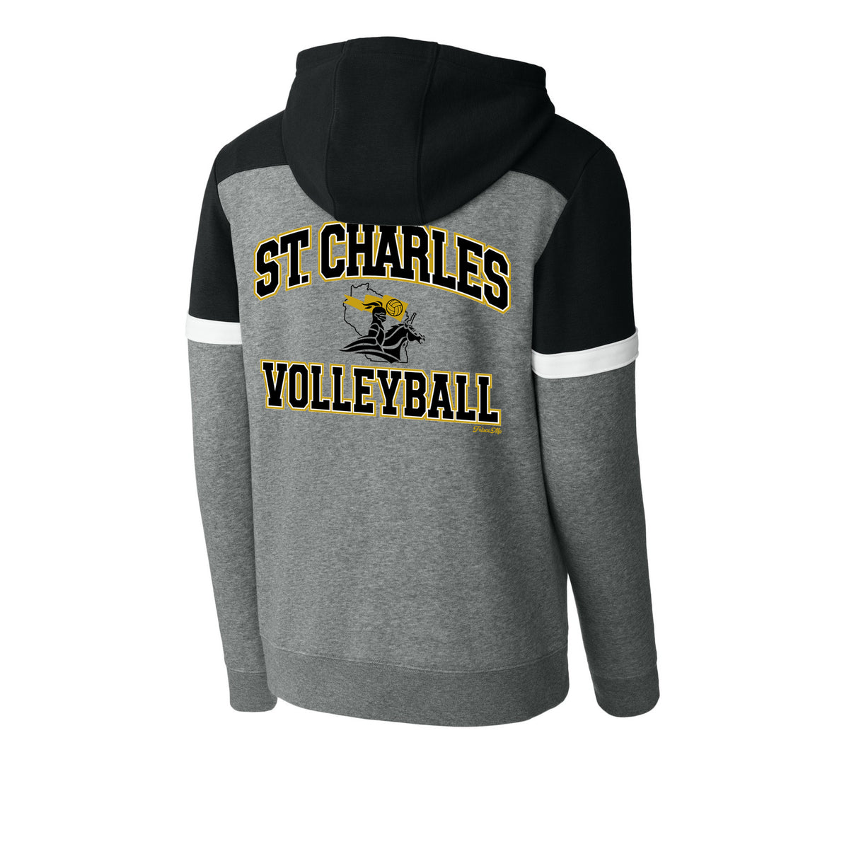 St Charles Retro Stripe Hoodie
