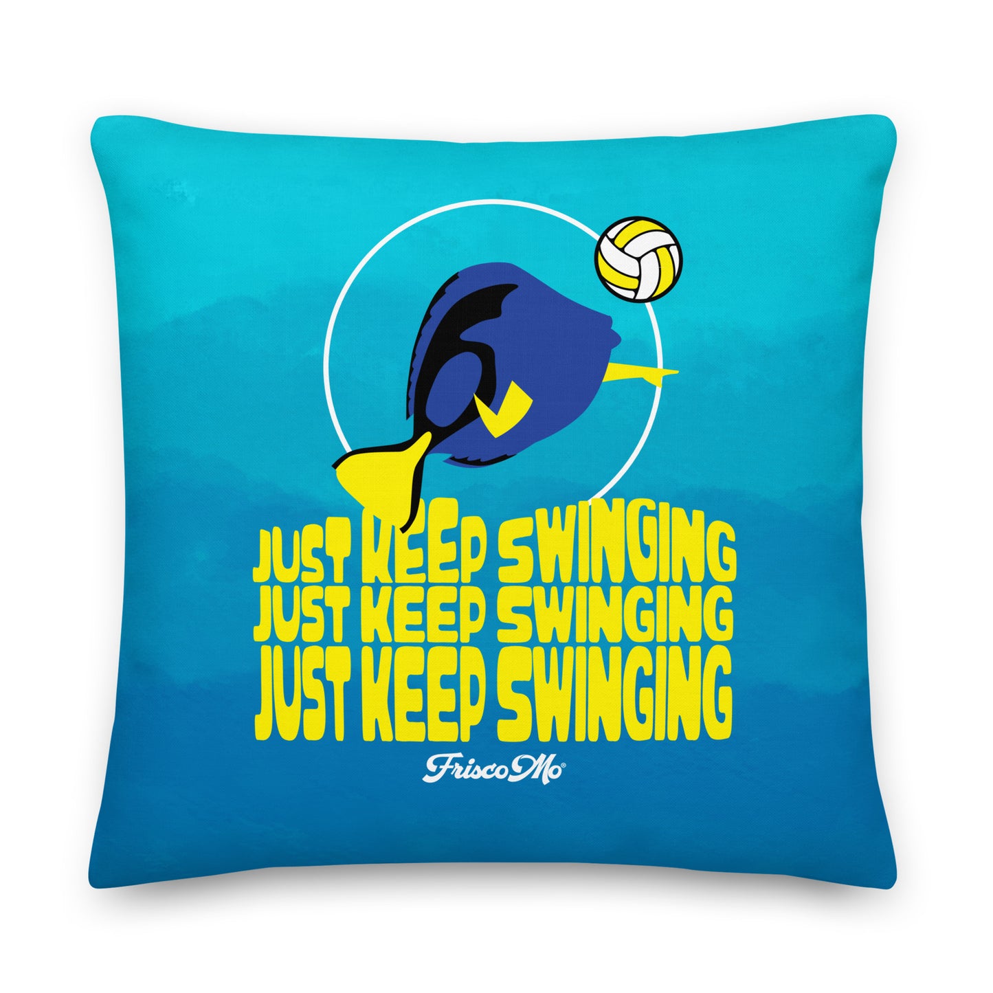 Just Keep Swinging Pillow