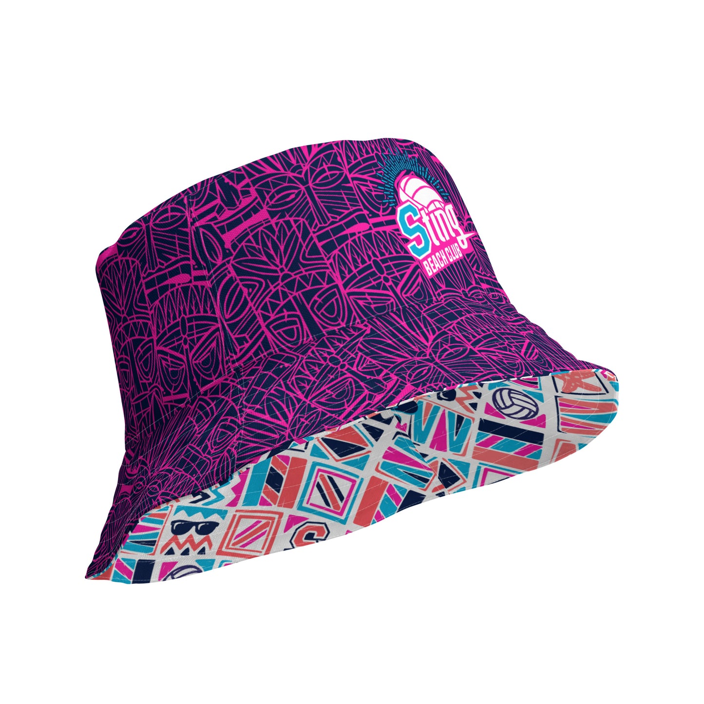 Sting Beach Club Reversible Bucket Hat