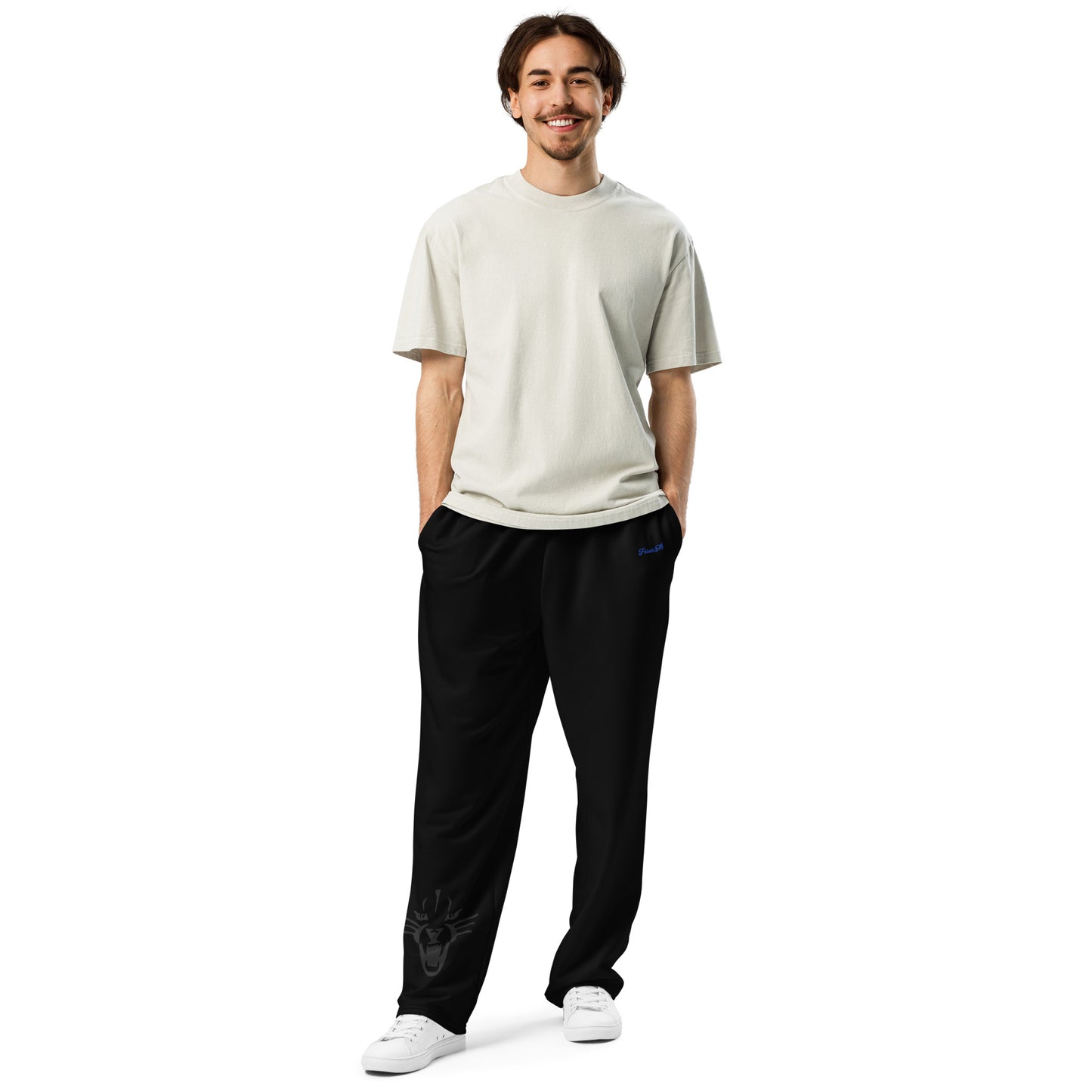 Deep Run Wildcats Wide-Leg Joggers