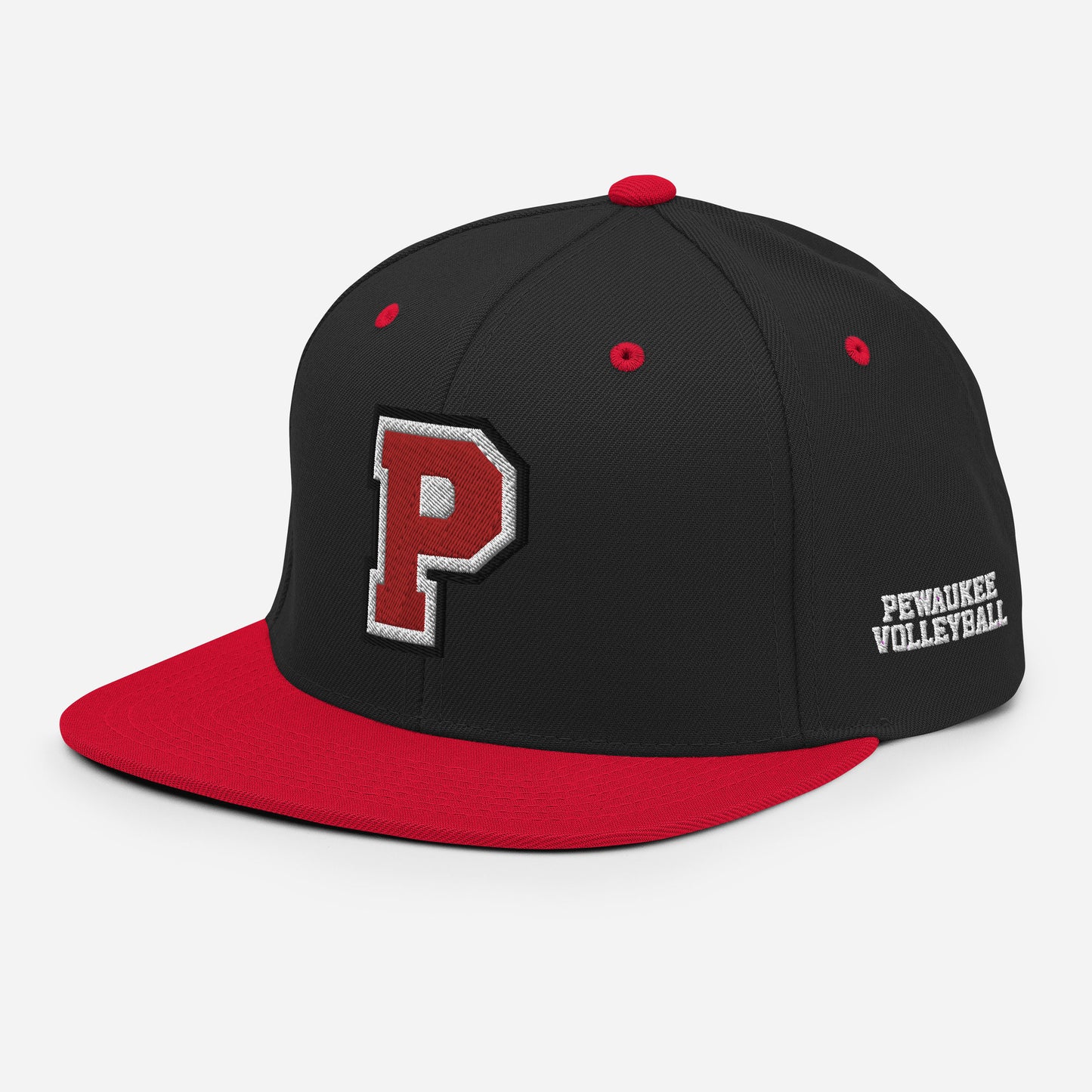 Pewaukee Volleyball Embroidered Snapback Cap