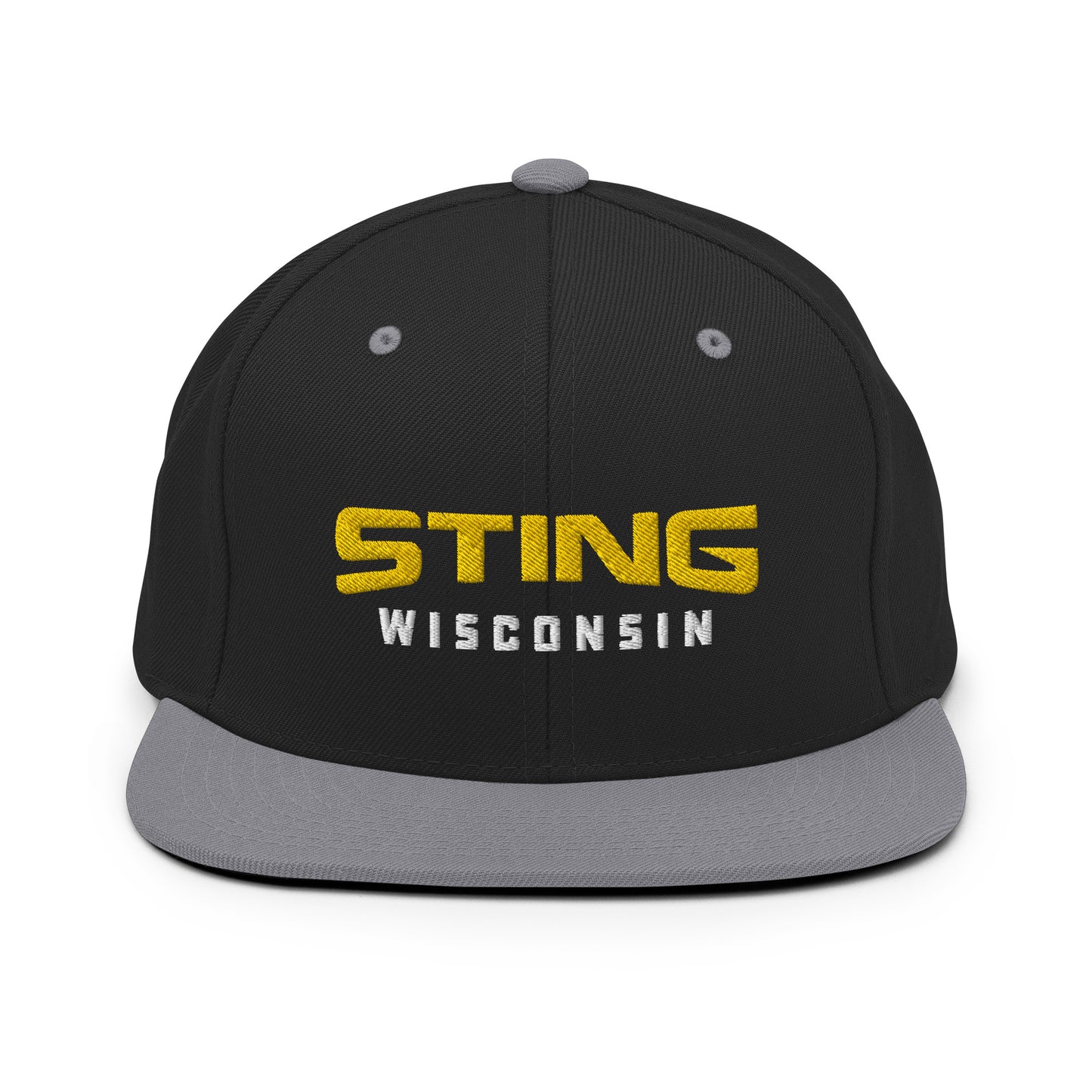 Sting Embroidered Snapback Cap