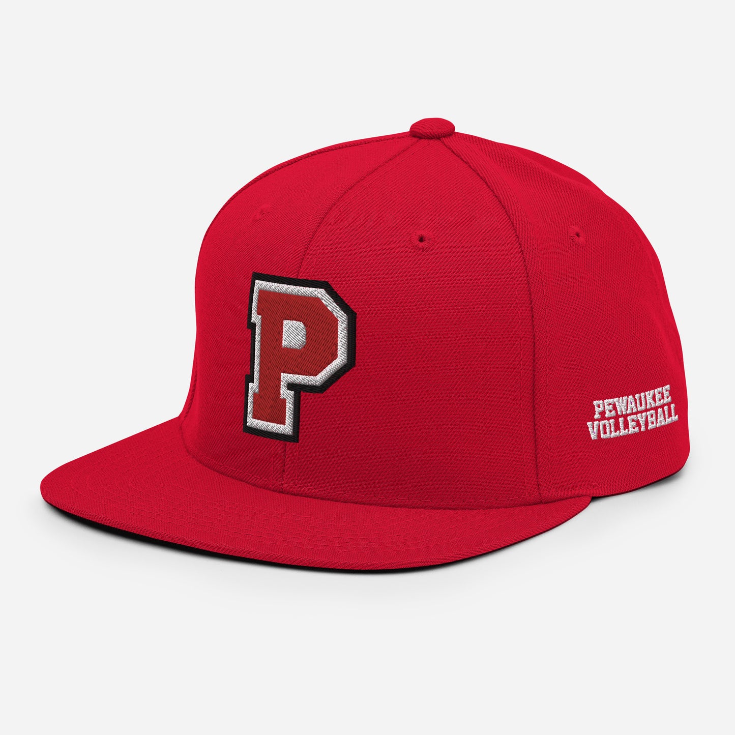 Pewaukee Volleyball Embroidered Snapback Cap