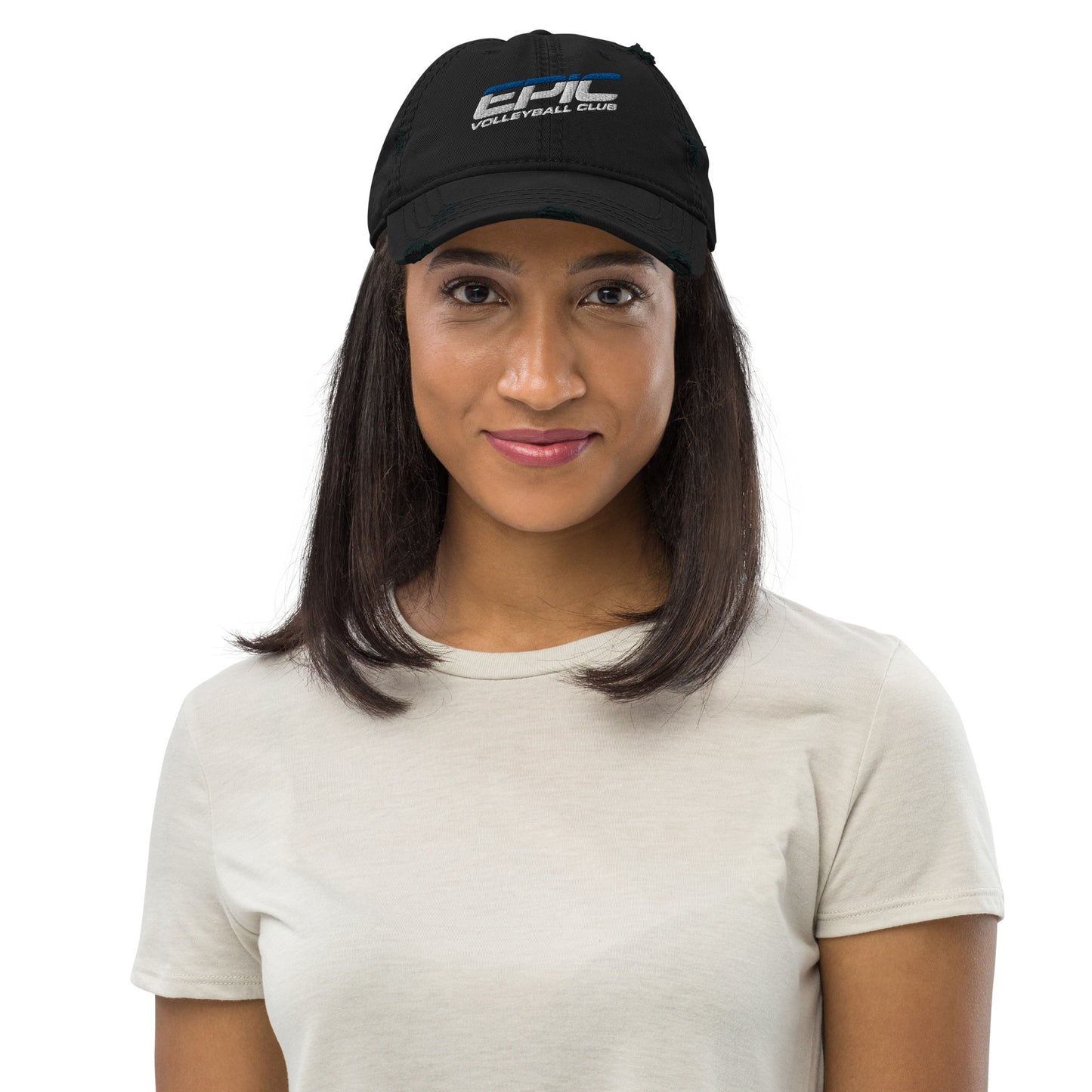 EPIC Volleyball Club Embroidered Distressed Cap