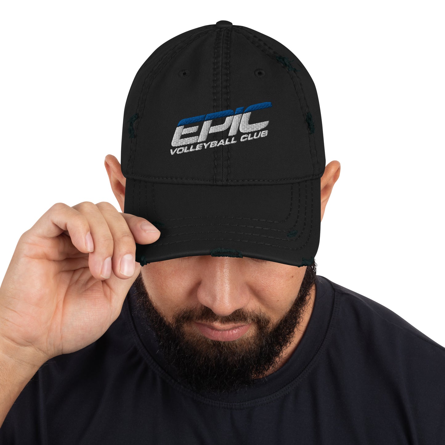 EPIC Volleyball Club Embroidered Distressed Cap