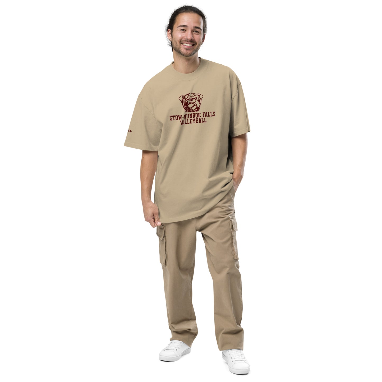 Stow-Munroe Falls VB Embroidered Oversized Tee