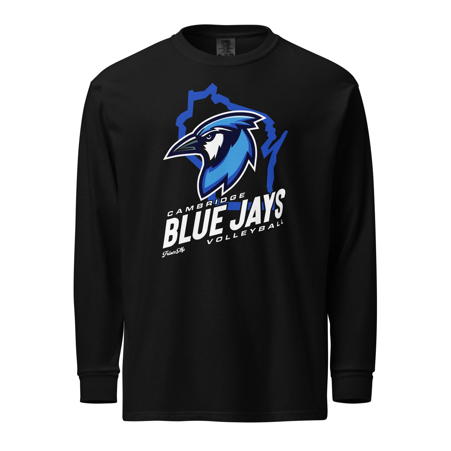 Cambridge Blue Jays VB Garment-Dyed Long-Sleeve Tee