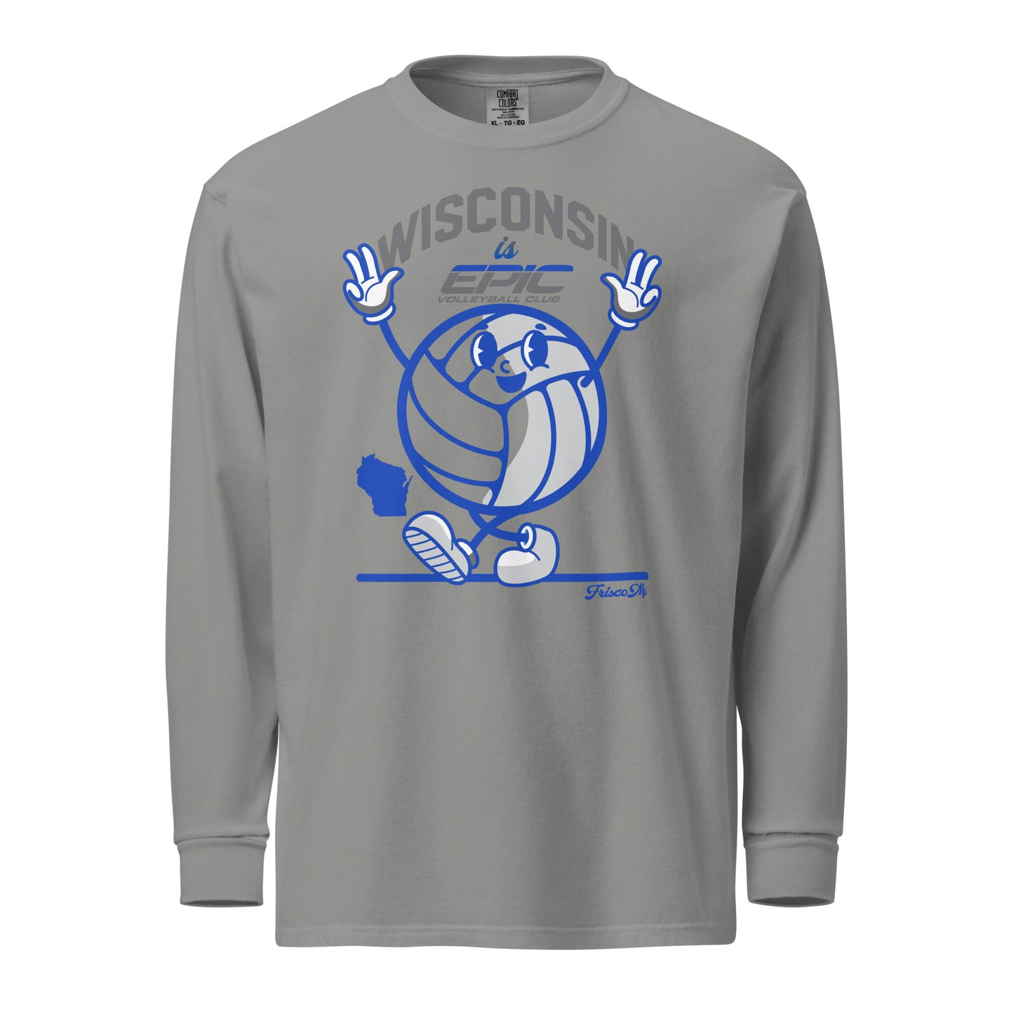 Wisconsin is EPIC Garment-Dyed Long-Sleeve Tee