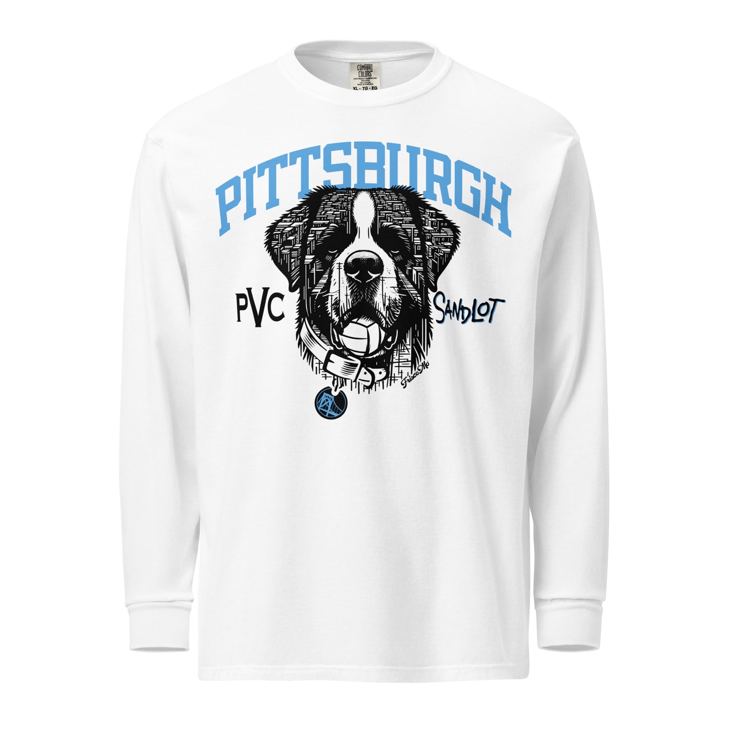 Pittsburgh VC Beast Garment-Dyed Long-Sleeve Tee