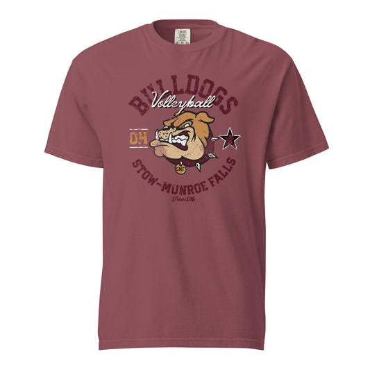 SMF Bulldogs Volleyball Garment-Dyed Tee