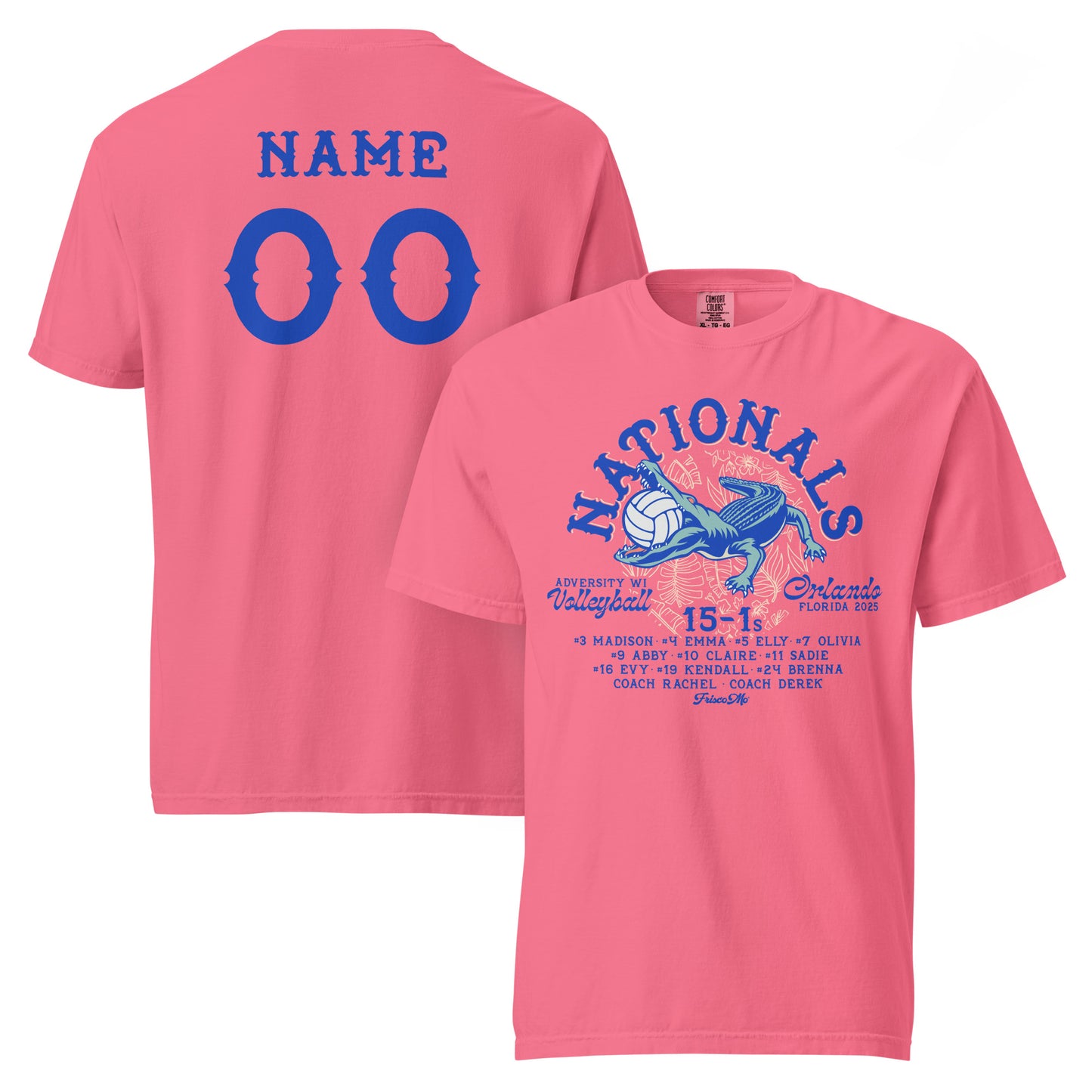 Adversity WI Custom 15-1 Nationals Tee