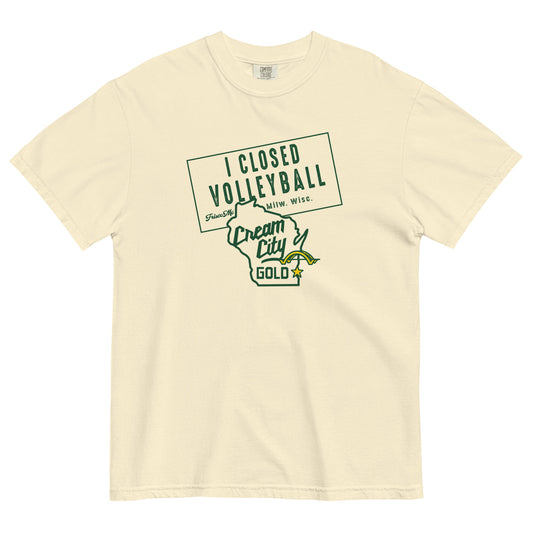 MKE Gold I Closed Volleyball Heavyweight Tee