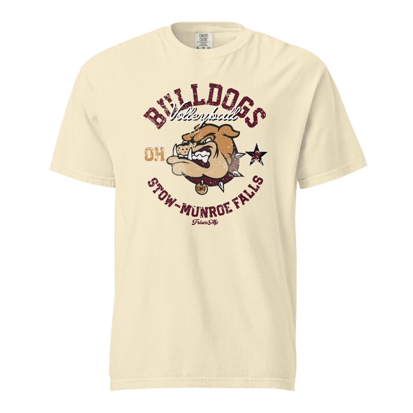 SMF Bulldogs Volleyball Garment-Dyed Tee