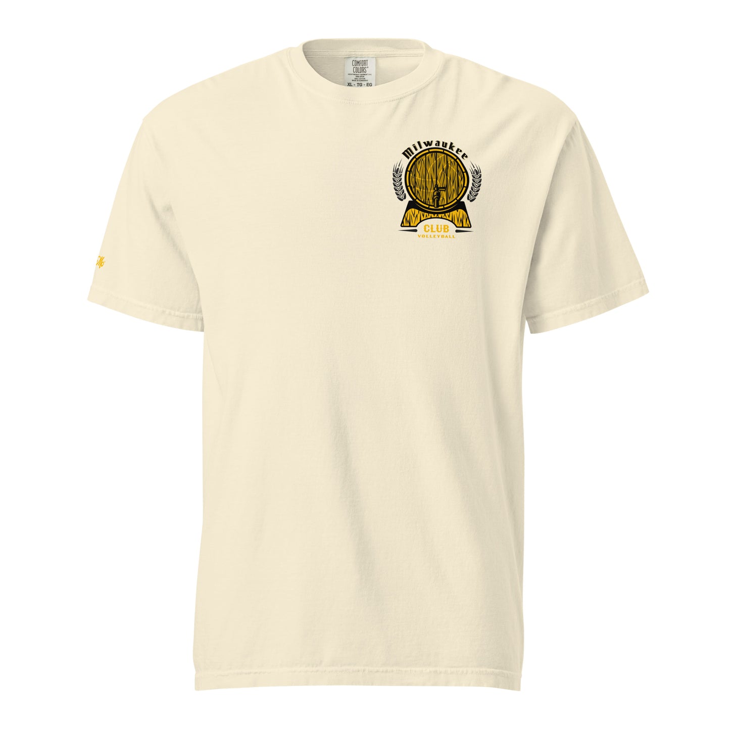 UWM Club Volleyball Keg Stand Garment-Dyed Tee