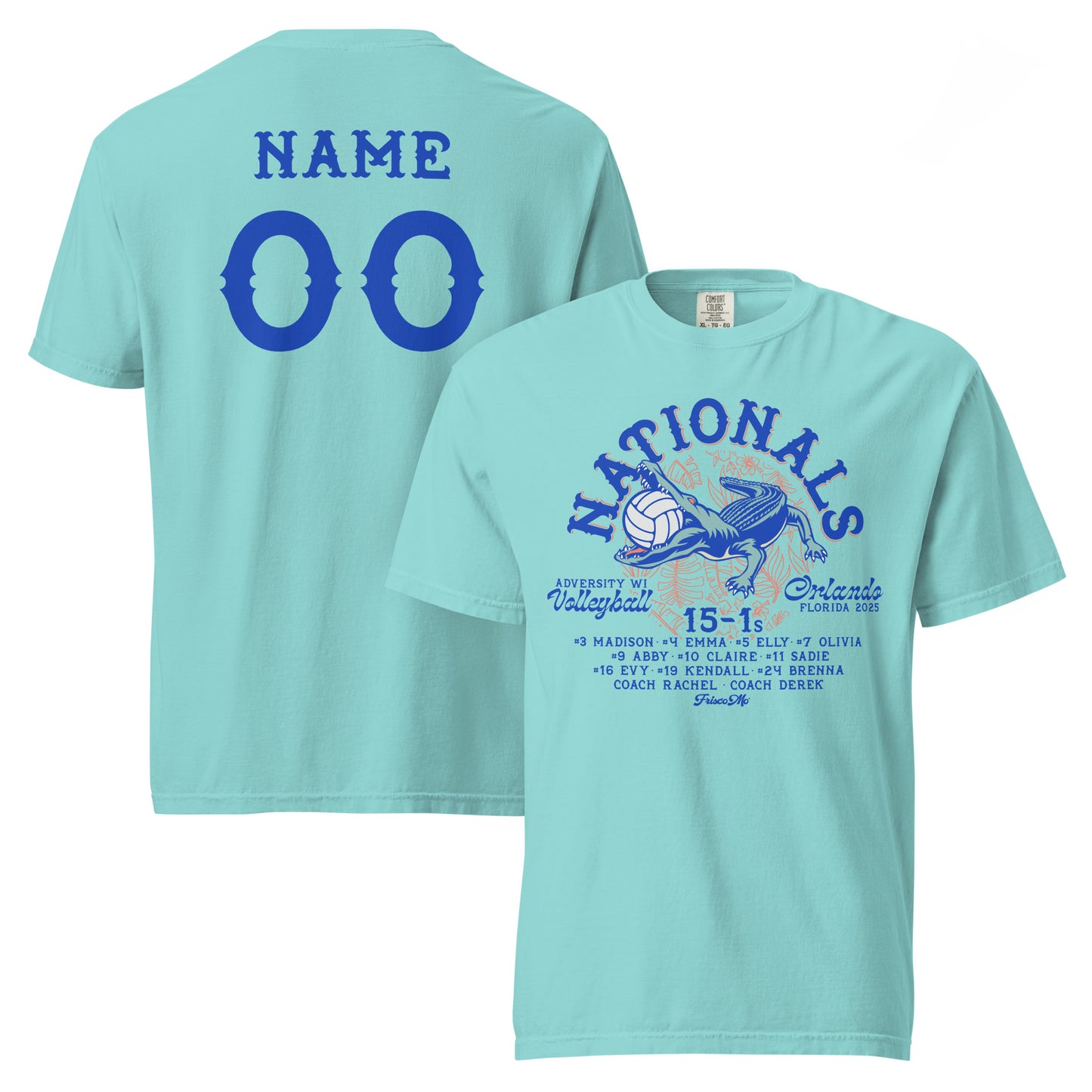 Adversity WI Custom 15-1 Nationals Tee
